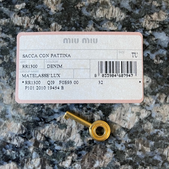 Miu Miu denim purse - Picture 7 of 7